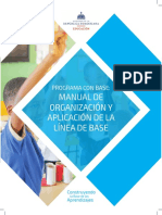 Manual de Organización y Aplicación de La Línea de Base