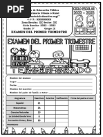 Examen3eroGrado1erTrimestre2022 2023