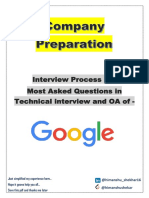 Google Interview Questions