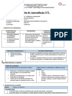 Sesion de Aprendizaje de Educacion Fisica Nº2 de Milagros