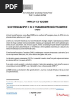 Comunicado #30 - 2020-Digemid No Hay Evidencia Que Apoye El Uso de Vitamina C en La Prevención Y Tratamiento de COVID-19