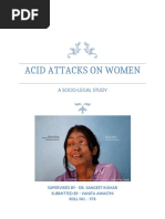 Acid Attacks On Women