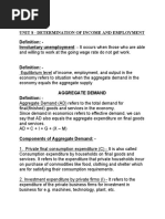 Income Determination Notes Class 12