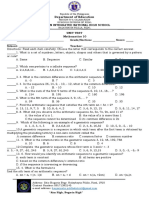 Grade 10quarterly Test