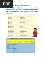Healthy Food Habits. 3ro