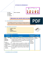 D3 A3 SESION Entonamos Una Canción Sobre Los Derechos Del Niño