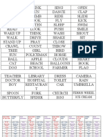 Nouns and Verbs