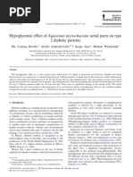 Hypoglycemic Effect of Equisetum Myriochaetum Aerial Parts On Type 2 Diabetic Patients