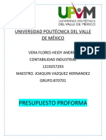 Presupuesto Proforma