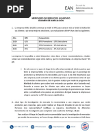 Examen de Ampliacion Mercadeo de Servicios Avanzado