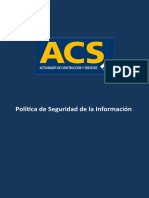 Política de Seguridad de La Información CONSORCIO