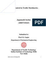 Noise Control in Textile Machineries