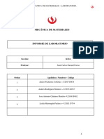 Informe de Laboratorio Mecanica de Materiales Final