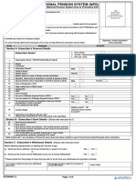 Premature Withdrawal Form - 102