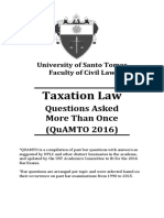 Common Questions Taxation