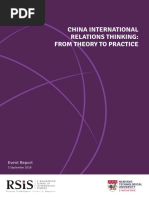 ER181026 - China International Relations Thinking