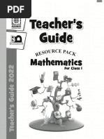 01 Final Resource Pack of Mathematics For Grade 1