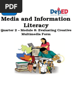 SLM RO MIL Q2 MODULE 8 Evaluating Creative MultimediaForm