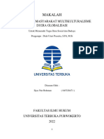 TUGAS 2-Makalah-Multikulturalisme SOSIAL BUDAYA