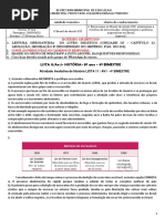 Lista 11 - Historia 4º B - 8ano