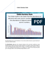 Oddo-Harkins Rule