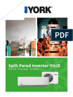 York Split Pared INVERTER