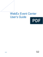 Cisco Webex Event Center User Guide