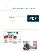 Matemáticas Financieras Tema 6. Estudio de Rentas Constantes Ejercicios Resueltos