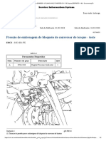 24M Motor Grader B9300001-UP (MACHINE) POWERED BY C18 Engine (SEBP6378 - 46) - Pressão de Embreagem de Bloqueio de Conversor de Torque - Teste