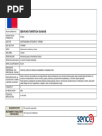 Plan Formativo Servicios Turísticos Guiados