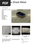 Sheet Metal Box - Step by Step