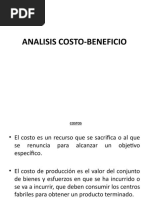 Analisis Costo-Beneficio