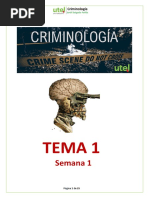 TEMA 1 - Semana 1 - CRIMINOLOGÍA