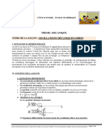 TleD - PHY - L5 - Oscillations Mécaniques Libres