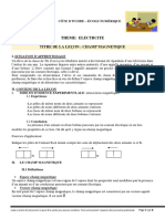 TleD PHY L6 Champ Magnétique