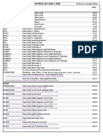 June 3 2020 Cad Piano Safari Pricelist