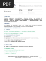 Requisitos de Seguridad Industrial para Empresas Contratistas