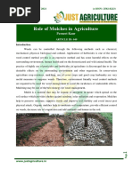 Role of Mulches in Agriculture