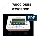 Instrucciones Generales Sio2microsd