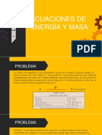 Ecuación de Energía y Masa