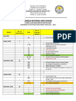 TANQUE NHS Calendar Cluster 9