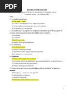 Examen Psicopatología