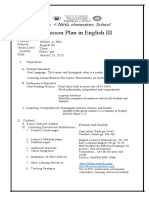 Detailed Lesson Plan Reality Vs Fantasy Cot PDF Free