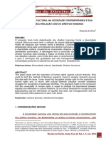 A Diversidade Cultural Na Sociedade Contemporânea e Sua Intrínseca Relação Com Os Direitos Humanos