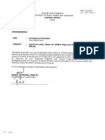 DPWHMemo 097.7 010720 Standard Labor Rates NCR 2020 1