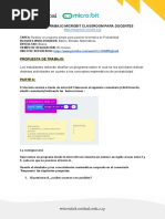 Ficha de Trabajo Microbit Classroom para Docentes