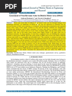 Assessment of Non Revenue Water in District Meter Area Dma