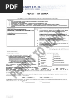 MPL - 027 Permit To Work Form - 11.02.2022 Umingan Crushing Plant