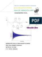 Problemas de Vibración Libre