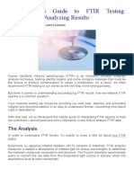 A Beginner FTIR + SEM